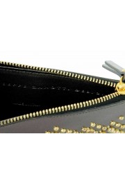 Giuseppe Zanotti Women's Leather Lacquer Silver Beads Decorated Wallet: Picture 4