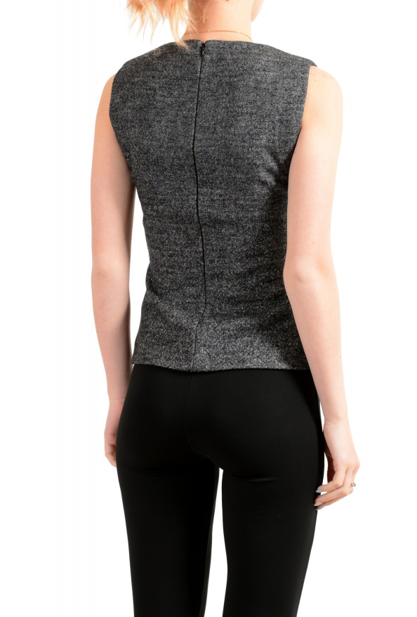 Dsquared2 Women's Gray 100% Wool Sleeveless Blouse Top: Picture 3