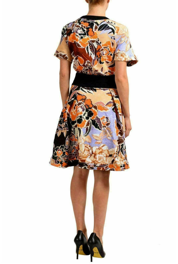 Just Cavalli Women's Multi-Color Short Sleeve Sheath Dress: Picture 3