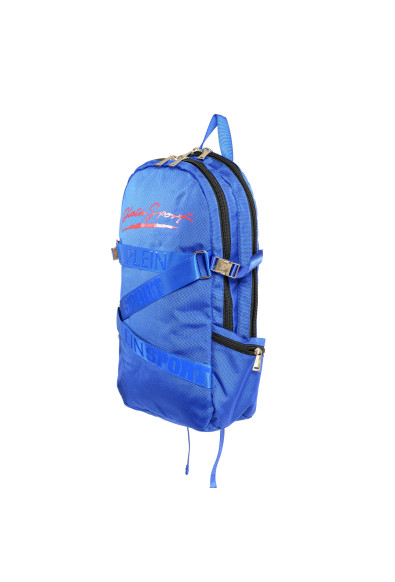 Plein Sport Unisex Blue "ZAINO RUNNER" Backpack Bag: Picture 2