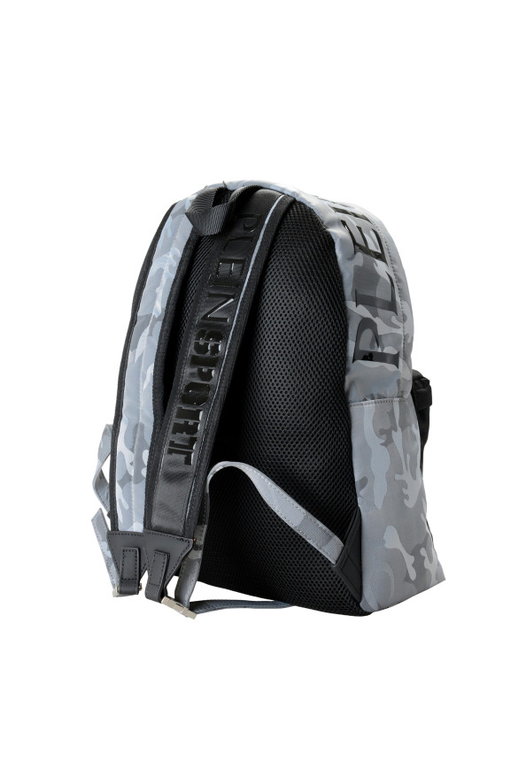 Plein Sport Unisex Military Print Gray "ZAINO EASTPAK" Backpack Bag: Picture 3