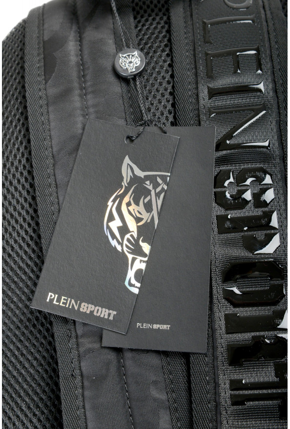 Plein Sport Unisex Military Print Black "ZAINO EASTPAK" Backpack Bag: Picture 10