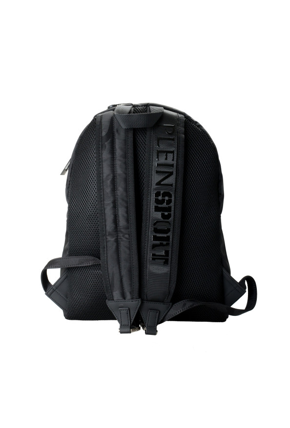Plein Sport Unisex Military Print Black "ZAINO EASTPAK" Backpack Bag: Picture 4