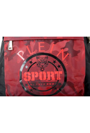 Plein Sport Unisex Military Print Black "ZAINO EASTPAK" Backpack Bag: Picture 6
