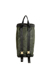 Plein Sport Men's Military Green Logo Print Large Travel Gym Duffle Backpack Bag: Picture 12