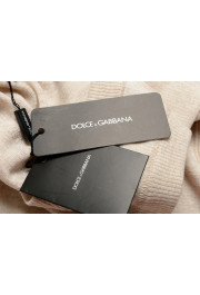 Dolce & Gabbana Men's Beige 100% Wool Distressed Look V-Neck Vest: Picture 6