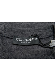 Dolce & Gabbana Men's 100% Wool Distressed Look Crewneck Pullover Sweater: Picture 5
