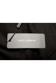Dolce & Gabbana Men's Brown Wool Distressed Crewneck Sweater: Picture 5