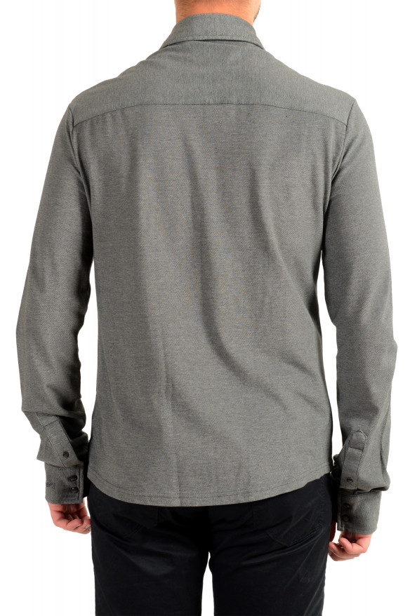 Armani Jeans Men's Gray Button Down Casual Shirt : Picture 3