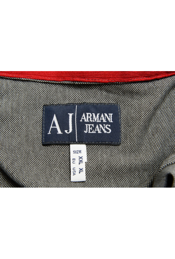 Armani Jeans Men's Gray Button Down Casual Shirt : Picture 6