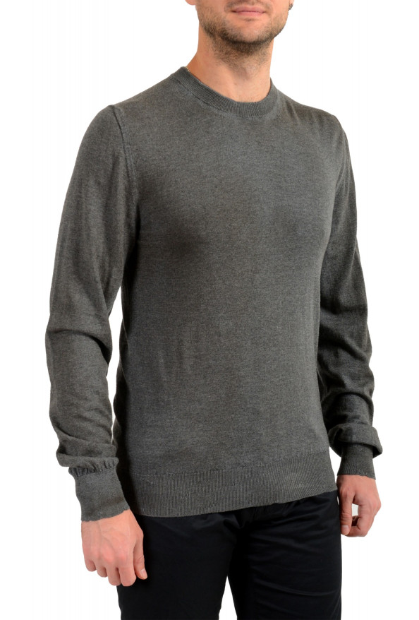 Dolce & Gabbana Men's Gray 100% Wool Crewneck Pullover Sweater: Picture 2