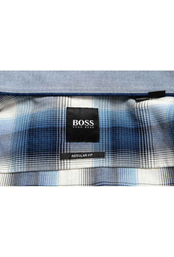 Hugo Boss Men's "Lod_53" Regular Fit Plaid Long Sleeve Casual Shirt: Picture 8