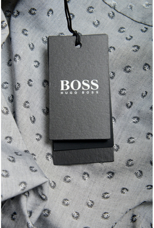 Hugo Boss Men's "Lukas_F" Regular Fit Floral Print Long Sleeve Casual Shirt: Picture 9