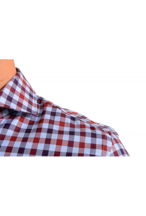 Hugo Boss Men's "Jason" Slim Fit Multi-Color Plaid Long Sleeve Dress Shirt: Picture 7