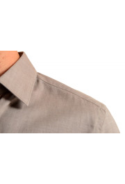 Hugo Boss Men's "T-Charlie" Beige Slim Fit Long Sleeve Dress Shirt: Picture 7