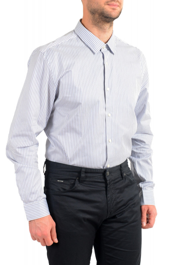 Hugo Boss Men's "Isko" Multi-Color Slim Fit Striped Long Sleeve Dress Shirt: Picture 5