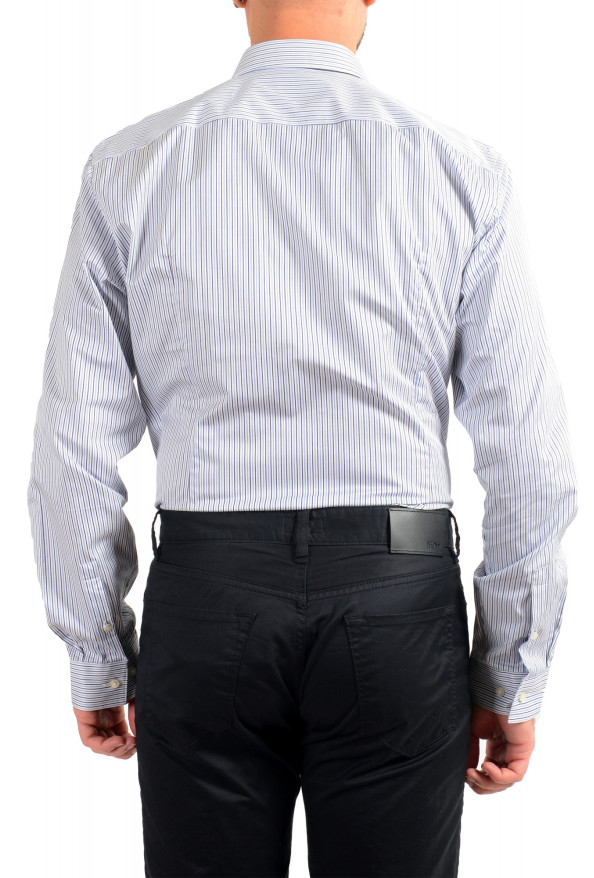 Hugo Boss Men's "Isko" Multi-Color Slim Fit Striped Long Sleeve Dress Shirt: Picture 6