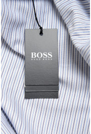 Hugo Boss Men's "Isko" Multi-Color Slim Fit Striped Long Sleeve Dress Shirt: Picture 9