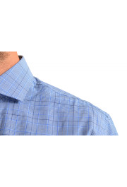 Hugo Boss Men's "Mark US" Blue Sharp Fit Plaid Long Sleeve Dress Shirt: Picture 7