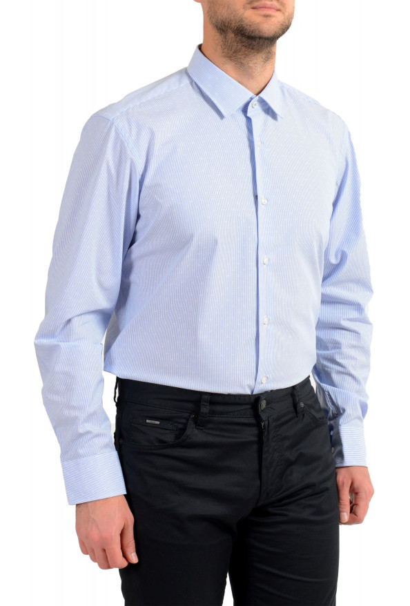 Hugo Boss Men's "Gelson" Regular Fit Striped Long Sleeve Dress Shirt: Picture 5