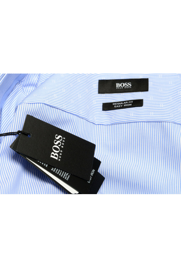 Hugo Boss Men's "Gelson" Regular Fit Striped Long Sleeve Dress Shirt: Picture 9
