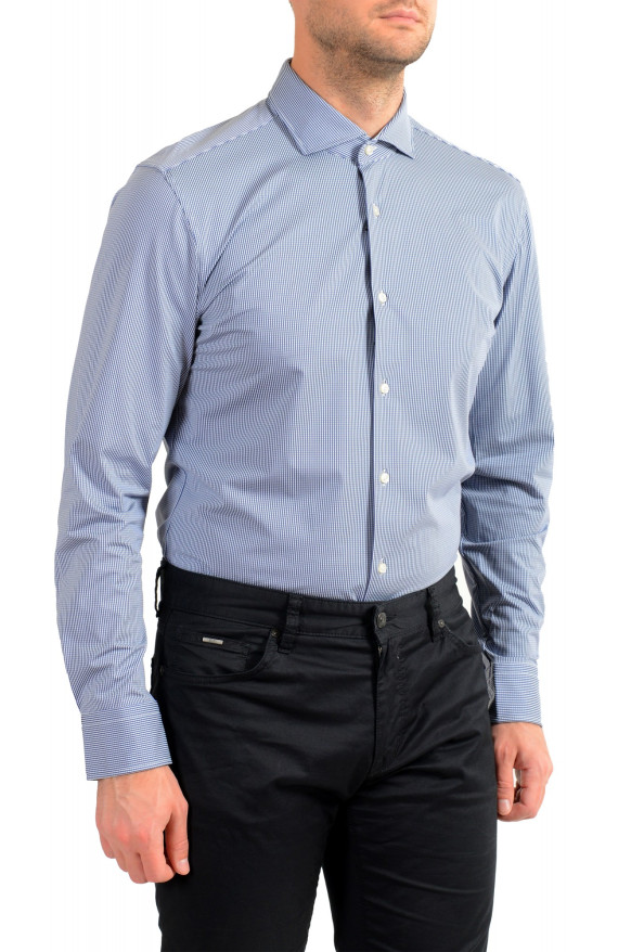 Hugo Boss Men's "Jason" Multi-Color Slim Fit Plaid Long Sleeve Dress Shirt: Picture 5