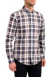 Hugo Boss Men's "Rikard_53" Slim Fit Plaid Flannel Long Sleeve Casual Shirt: Picture 2