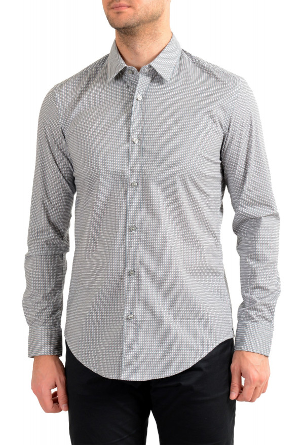 Hugo Boss Men's "Ronni" Slim Fit Stretch Multi-Color Long Sleeve Casual Shirt
