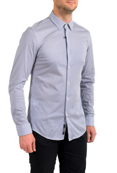 Hugo Boss Men's "Isko" Slim Fit "Fish Print" Long Sleeve Dress Shirt: Picture 2