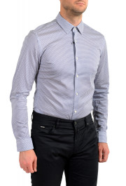 Hugo Boss Men's "Isko" Slim Fit "Fish Print" Long Sleeve Dress Shirt: Picture 5