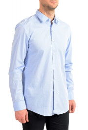Hugo Boss Men's "Isko" Light Blue Slim Fit Plaid Long Sleeve Dress Shirt: Picture 2