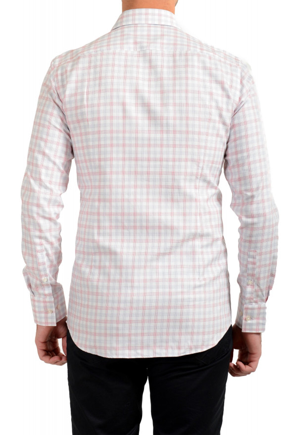 Hugo Boss Men's "Jason" Slim Fit Multi-Color Plaid Long Sleeve Dress Shirt: Picture 3