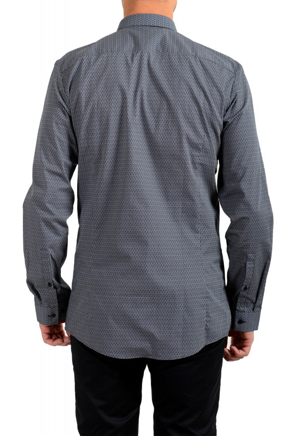 Hugo Boss Men's "Etran" Extra Slim Fit Geometric Print Long Sleeve Dress Shirt: Picture 3