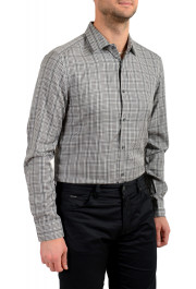 Hugo Boss Men's "T-Charlie" Slim Fit Multi-Color Plaid Long Sleeve Dress Shirt: Picture 5