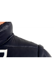 Plein Sport Men's Navy Blue Logo Print Zip Up Parka Vest With Detachable Sleeves: Picture 6