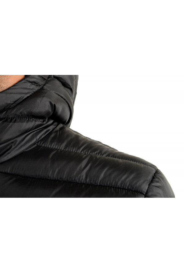 Plein Sport Men's Black Logo Print Zip Up Reversible Hooded Parka Jacket: Picture 10
