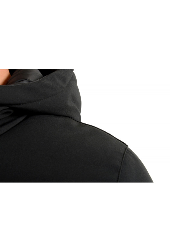 Plein Sport Men's Black Logo Print Zip Up Reversible Hooded Parka Jacket: Picture 6