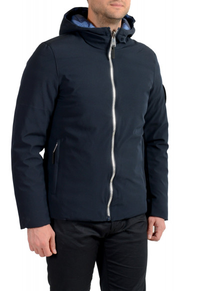 Plein Sport Men's Logo Print Zip Up Multi-Color Reversible Hooded Parka Jacket: Picture 2