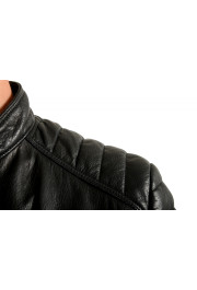 Hugo Boss Men's "Galini" 100% Leather Black Bomber Jacket: Picture 4