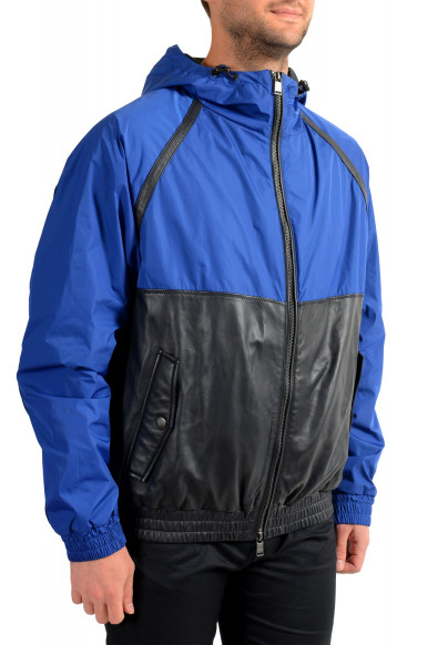 Hugo Boss Men's "Grinus" Leather Multi-Color Jacket: Picture 2