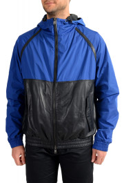 Hugo Boss Men's "Grinus" Leather Multi-Color Jacket