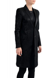 Dsquared2 Women's Wool Black Button Down Coat: Picture 2