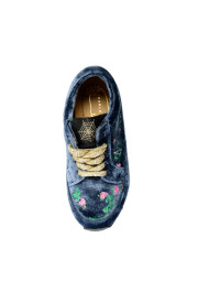 Charlotte Olympia Girls Multi-Color Velvet Leather Fashion Sneakers Shoes: Picture 7