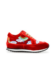 Charlotte Olympia Girls "INCY WORK IT! DRAGON" Velvet Leather Sneakers Shoes: Picture 4