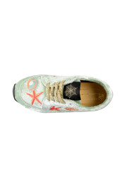 Charlotte Olympia Girls "INCY WORK IT! OCEANIC" Velvet Leather Sneakers Shoes: Picture 7