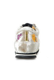 Charlotte Olympia Girls "INCY WORK IT!FRUIT SALAD" Velvet Leather Sneakers Shoes: Picture 3