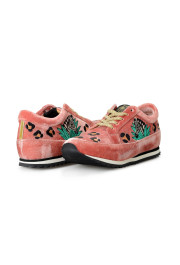 Charlotte Olympia Girls "ANIMAL KINGDOM" Velvet Leather Sneakers Shoes: Picture 8