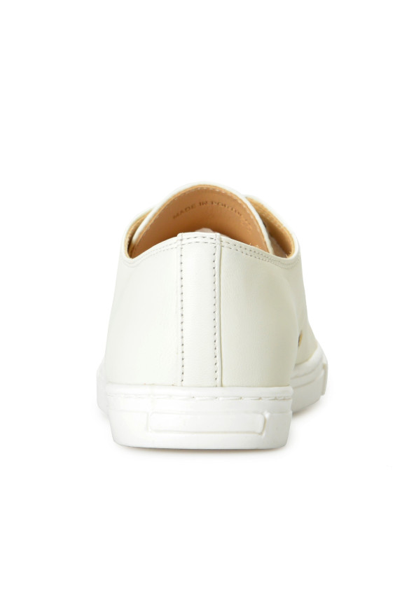 Charlotte Olympia Girls "INCY KISS ME SNEAKERS" Off White Leather Sneakers Shoes: Picture 3