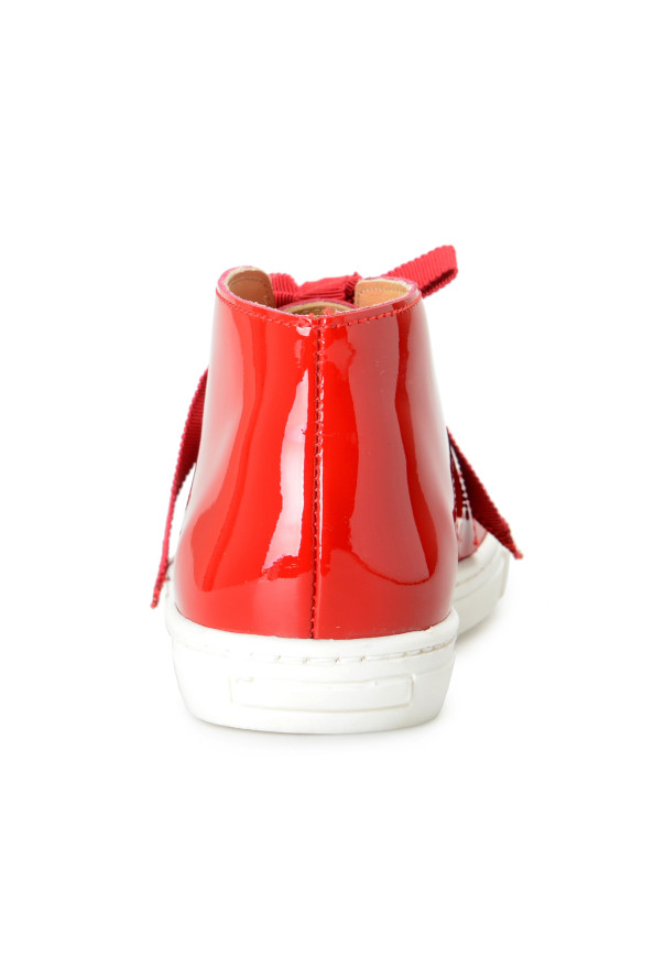 Charlotte Olympia Girls "INCY TRISTA" Red Patent Leather Ankle Boots Shoes: Picture 3