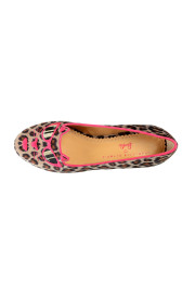 Charlotte Olympia Girls "INCY PRETTY IN PINK KITTY" Leather Ballet Flats Shoes: Picture 7